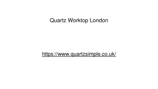 quartz worktop london
