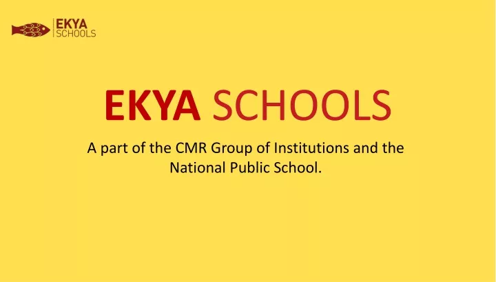 ekya schools