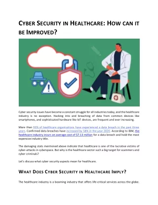 WHY DO HACKERS TARGET HEALTHCARE?