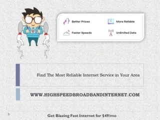 Find The Most Reliable Internet Service in Your Area