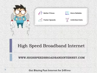 High Speed Broadband Internet