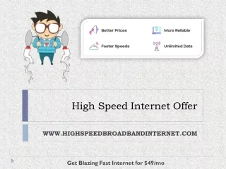 high speed internet offer