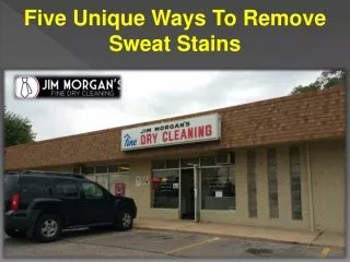 five unique ways to remove sweat stains