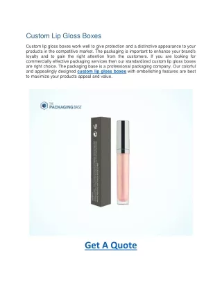 custom lip gloss boxes