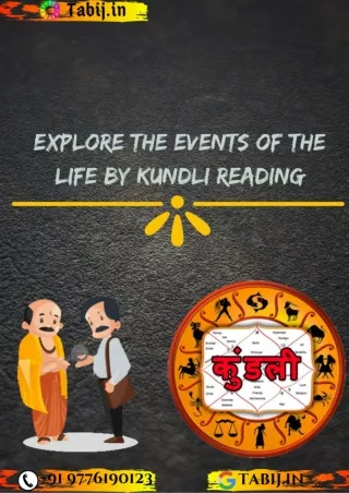 Explore the events of the life by Kundli Reading