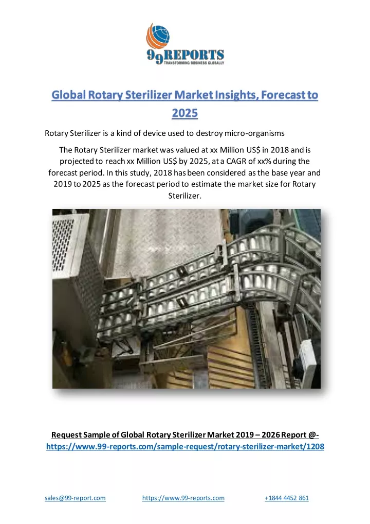 global rotary sterilizer market insights forecast