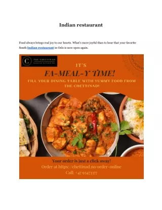 Indian Restaurant