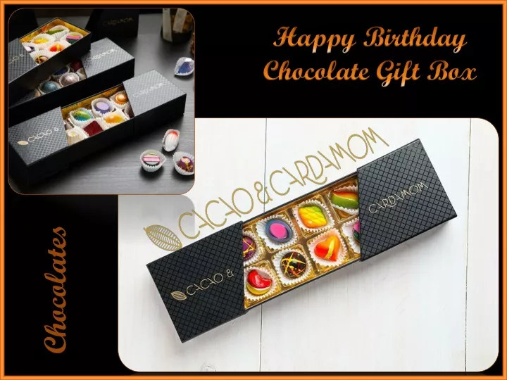 happy birthday chocolate gift box