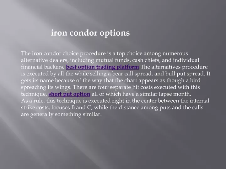 iron condor options