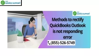 Methods to rectify QuickBooks Outlook is not responding error
