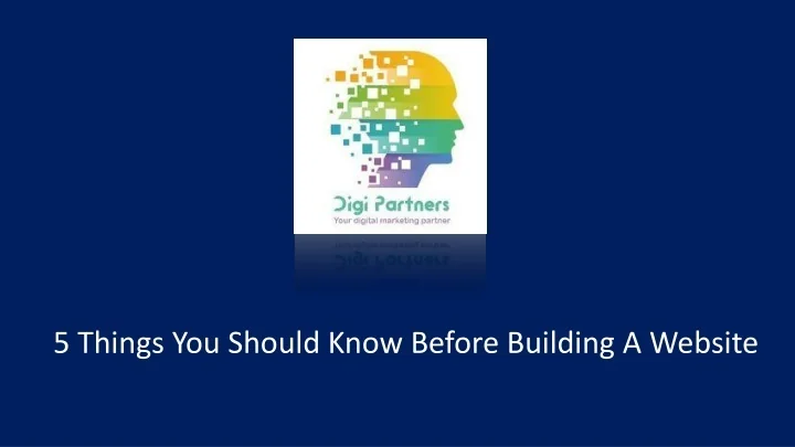 PPT - 5 Things You Should Know Before Building A Website-converted ...