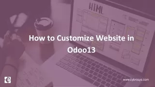 How to Customize Website in Odoo 13