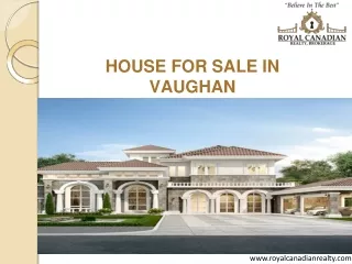 Homes for Sale in Vaughan