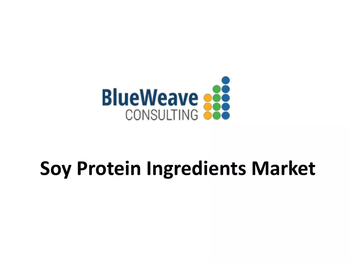 soy protein ingredients market