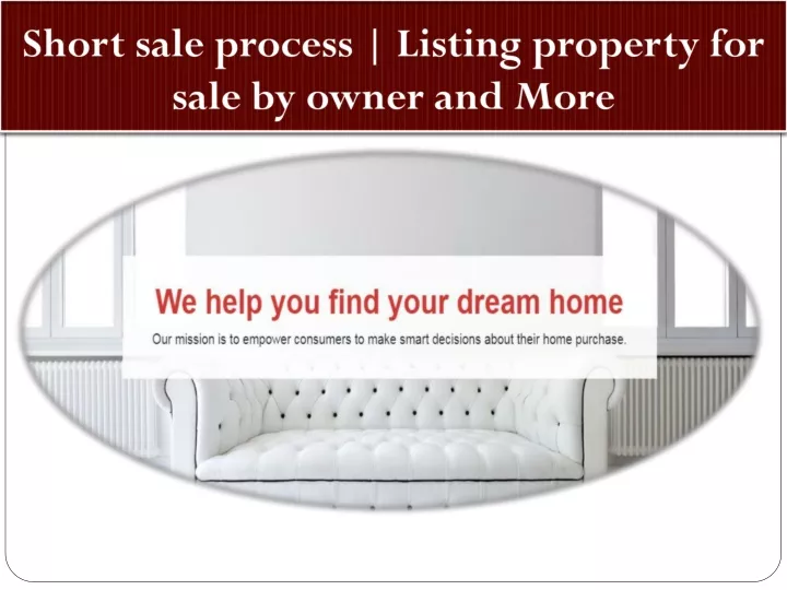 short sale process listing property for sale by owner and more