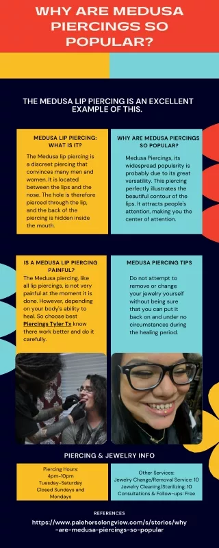why are medusa piercings so popular