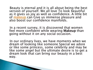 beauty is eternal and it is all about being