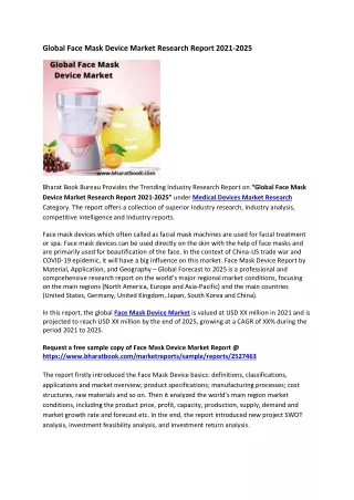 global face mask device market research report