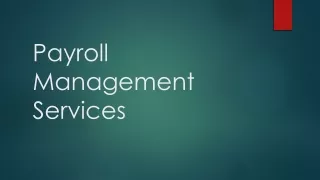 Payroll Management Services