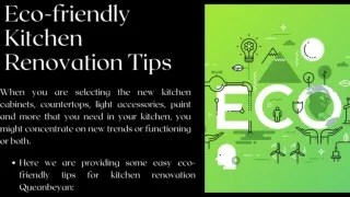 Eco-friendly Kitchen Renovation Tips