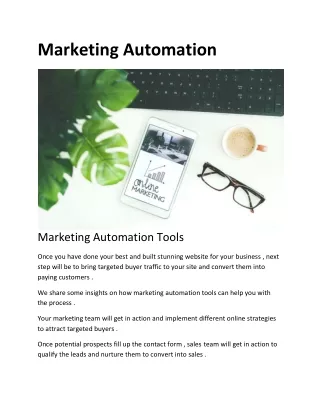 Marketing Automation