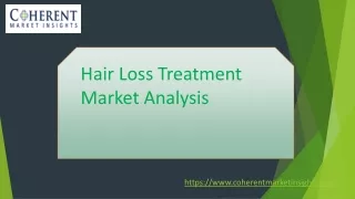 ppt 4 Hair loss Market Analysis