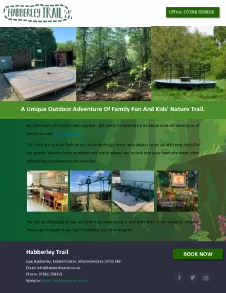 A Unique Outdoor Adventure Of Family Fun And Kids' Nature Trail.