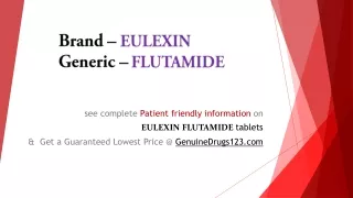FLUTAMIDE Prescribing Information & the Lowest Cost
