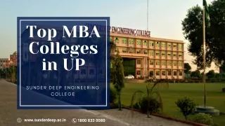 top mba colleges in up sunder deep engineering