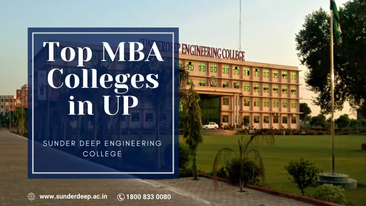 top mba colleges in up sunder deep engineering