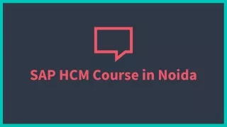 SAP HCM Course in Noida