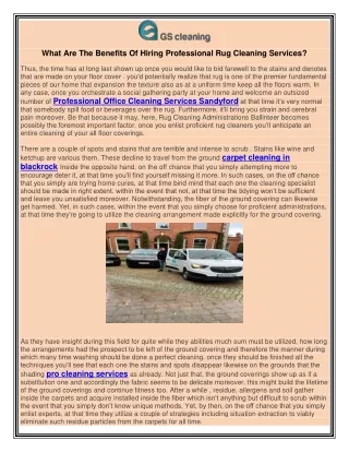 what are the benefits of hiring professional
