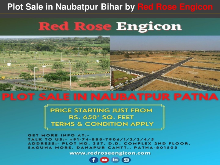 plot sale in naubatpur bihar by red rose engicon