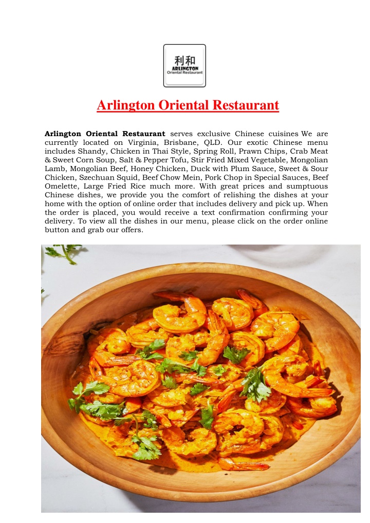 arlington oriental restaurant arlington oriental
