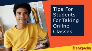 Tips For Students For Taking Online Classes