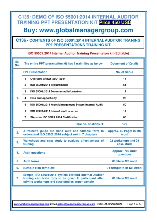 c136 demo of iso 55001 2014 internal auditor