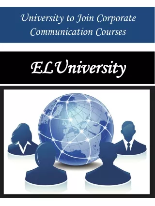 university to join corporate communication courses