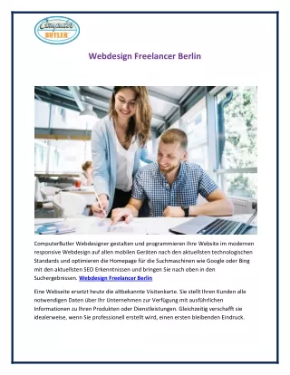 webdesign freelancer berlin