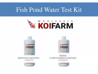 fish pond water test kit