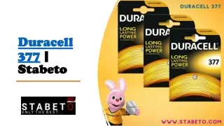 duracell 377 stabeto