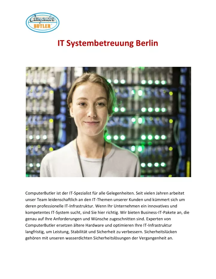 it systembetreuung berlin