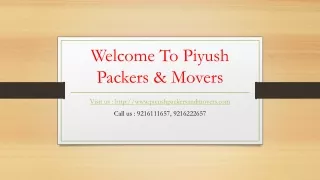 House shifting services  -Packers and Movers