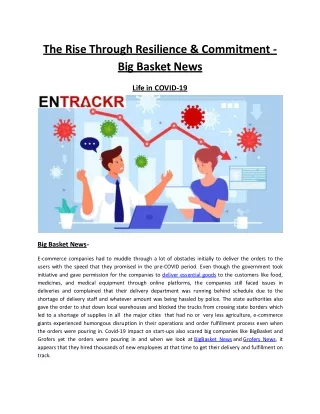 The Rise Through Resilience & Commitment - Big Basket News