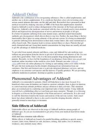 adderall online adderall is the combination