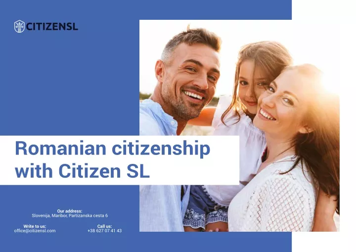 romanian citizenship with citizen sl