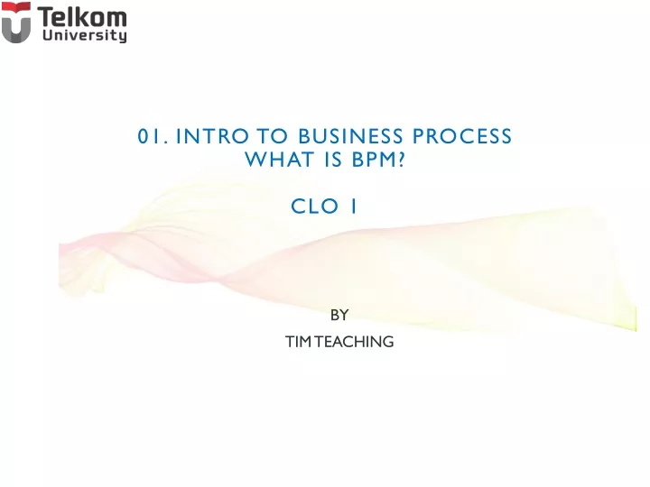 01 intro to business process what is bpm
