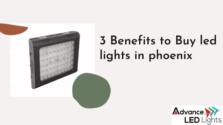 3 benefits to buy led lights in phoenix