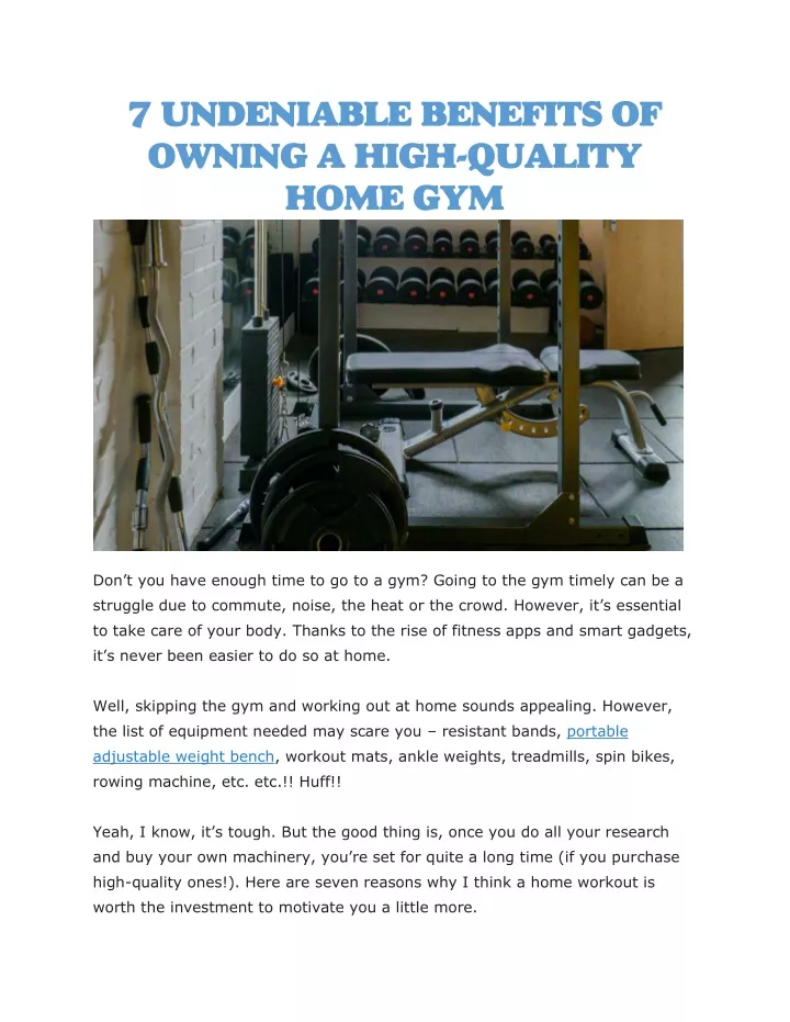 7 undeniable benefits of owning a high quality