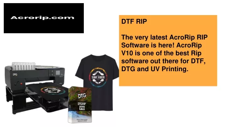 dtf rip the very latest acrorip rip software