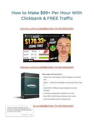 how to make 99 per hour with clickbank free